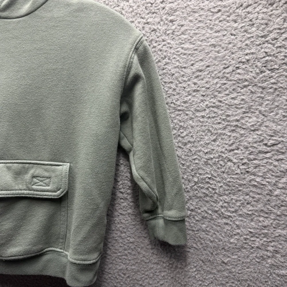 Carter's Hoodie Toddler Boy Size 4T Green Cargo Style Pocket Pullover Hoodie 4T